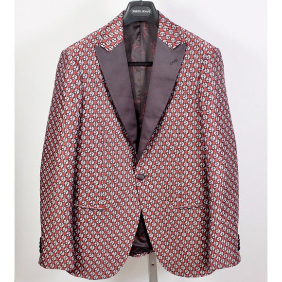 Giorgio Armani Black Label jacket blazer 48/ 38 Exclusive Edition dinner tuxedo - Picture 1 of 11